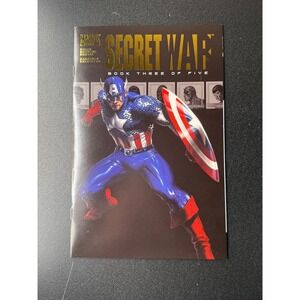 Marvel Secret War #3 Captain America Cover Gabriele DellOtto